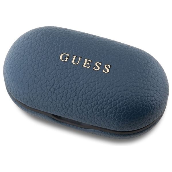 Guess TWS In-Ear Hörlurar Bluetooth Grained Classic Logo - Blå Blå