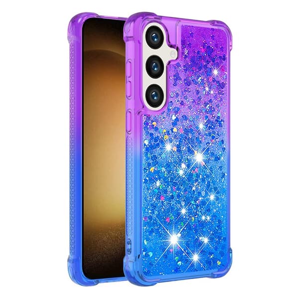 Mobilskal för Samsung Galaxy S26 Plus TPU - Lila + Ljusblå