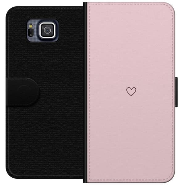 Plånboksfodral till Samsung Galaxy Alpha med Litet Hjärta