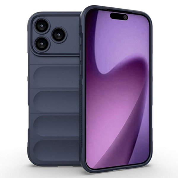 AMORUS Mobilskal till iPhone 17 Pro Shockproof TPU Rugged - Blå Blå