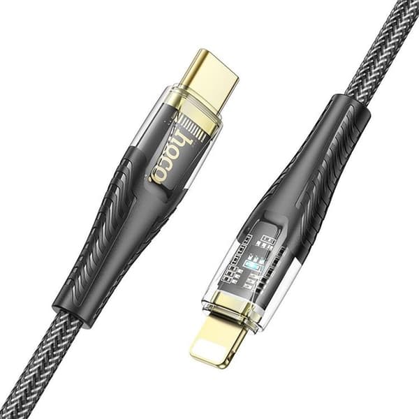 HOCO USB-C till Lightning 27W Kabel 1.2m U121 PD - Svart Svart