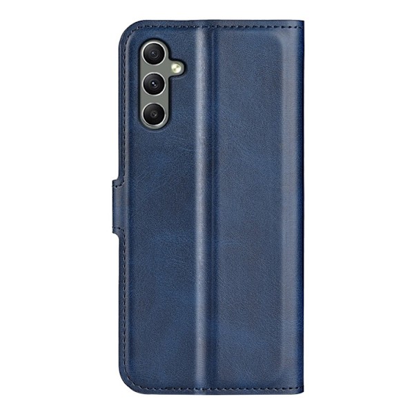 Galaxy A24 4G Plånboksfodral Folio Flip Calf - Blå Blå