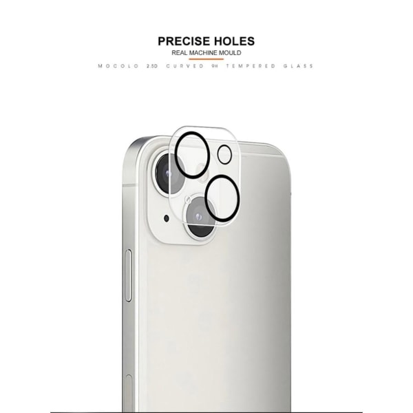 Mocolo kamera linsecover i hærdet glas iPhone 13 Mini - Gennemsigtig