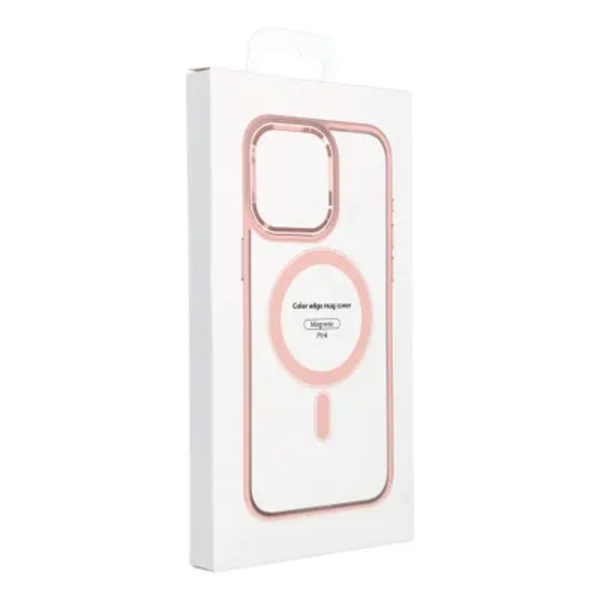 Mobilskal till iPhone 15 Pro Magsafe Color Edge -Rosa Rosa