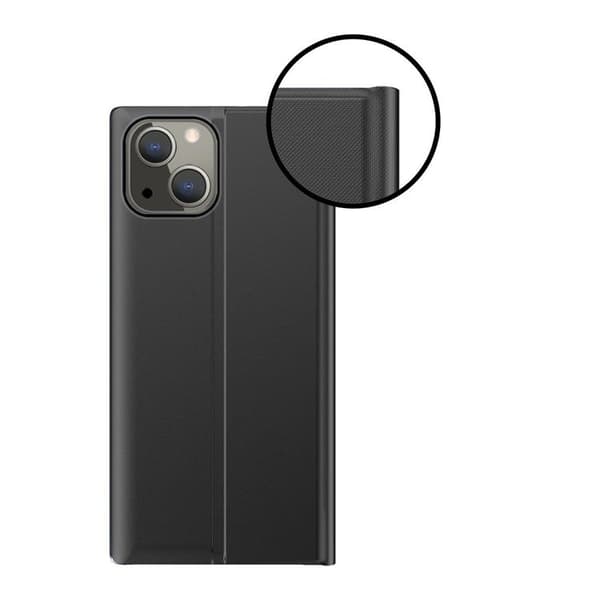 Sleep Fodral med Smart Window iPhone 13 Mini - Svart Svart