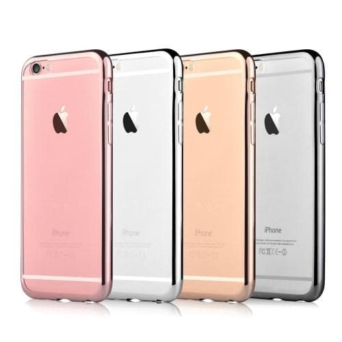 Devia 0.8mm Flexicase Skal till Apple iPhone 6(S) Plus - Rose Gold Roséguld