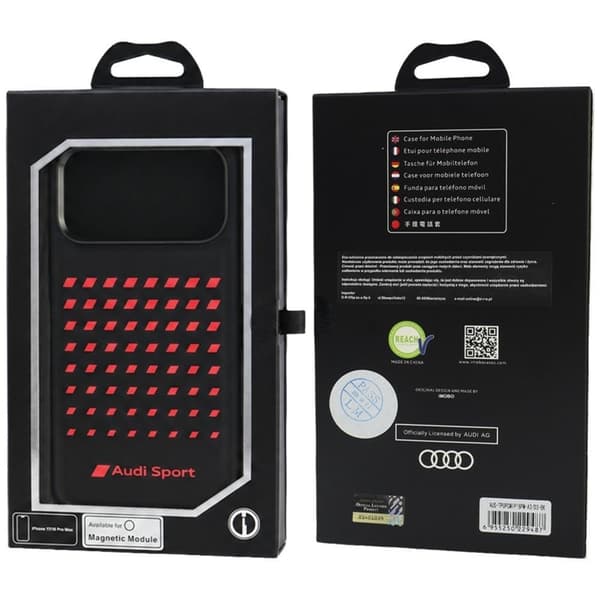 Audi Mobilskal För iPhone 18 Pro Max/17 Pro Max Magsafe Sport - Svart
