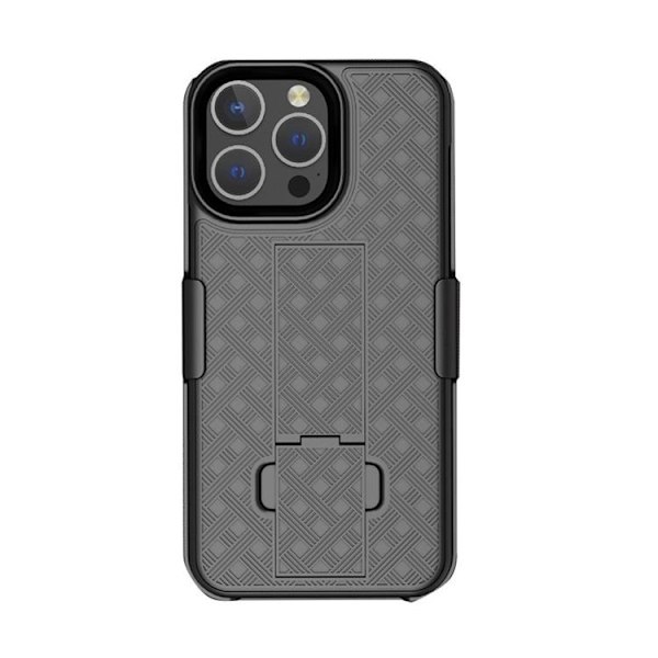 iPhone 15 Plus Mobilskal Holster - Svart Svart