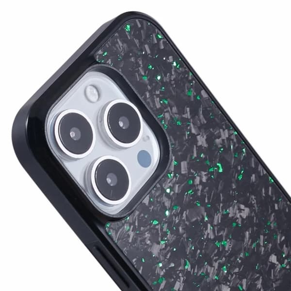 Mobilskal till iPhone 16 Pro Max Aramid Fiber Forged - Grön Grön