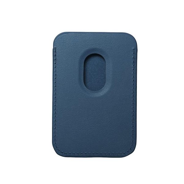 Magsafe Korthållare Läder - Marinblå Marinblå