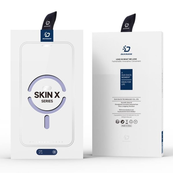 Dux Ducis iPhone 14 Plånboksfodral Magsafe Skin X Pro - Lila