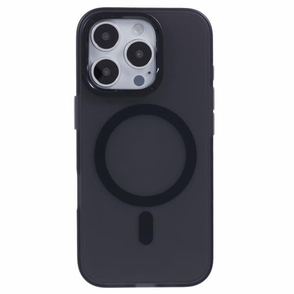 X-LEVEL Mobilskal till iPhone 16 Pro Max MagSafe Frostad Bak - Svart