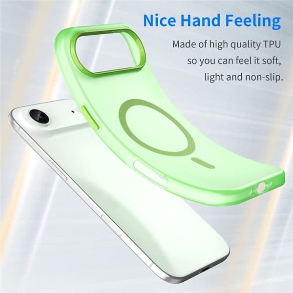 Mobilskal till iPhone Air MagSafe Slim Matte Translucent - Grön Grön