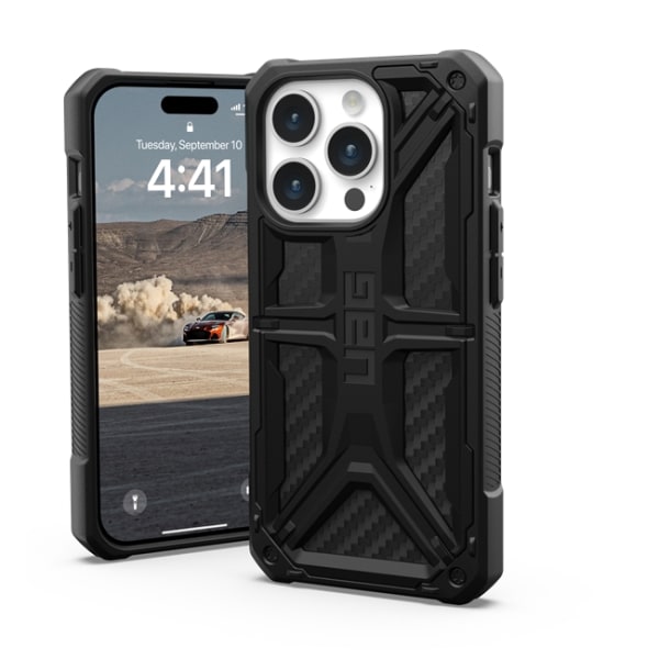 UAG iPhone 15 Pro Mobilcover Monarch - Carbon Fiber