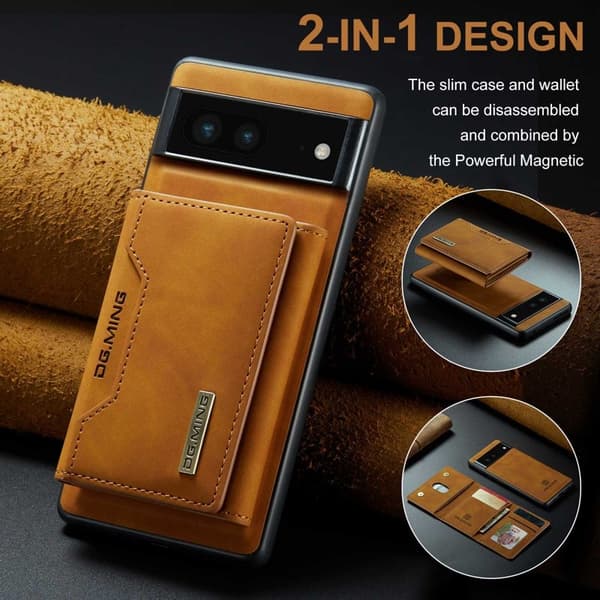 DG.MING M2 Series Mobilskal till Google Pixel 7 5G med - Brun