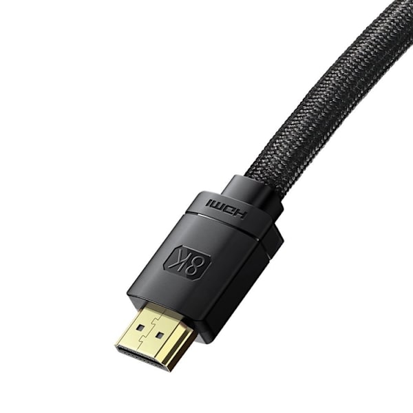 Baseus HDMI 8K Kabel HDR 48 Gbps 3 m - Svart Svart