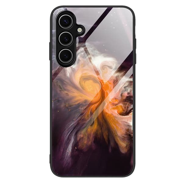 Mobilskal för Samsung Galaxy S26 Plus Marmor mönster Tempererat glas + - Grå