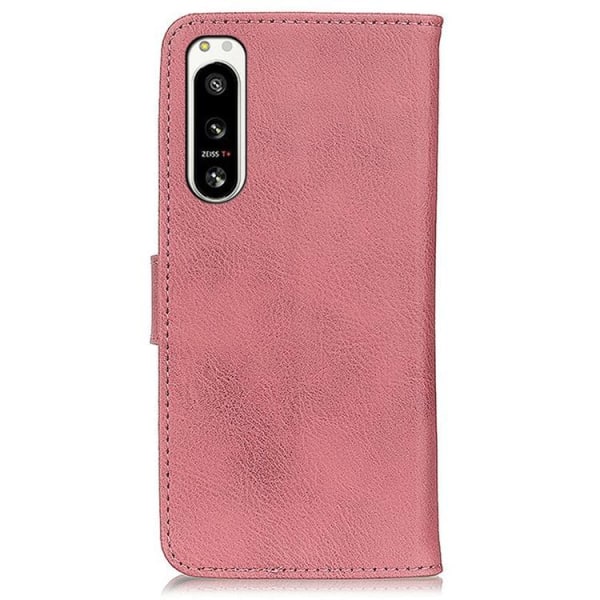 KHAZNEH Sony Xperia 5 IV Wallet Case PU-nahka - vaaleanpunainen