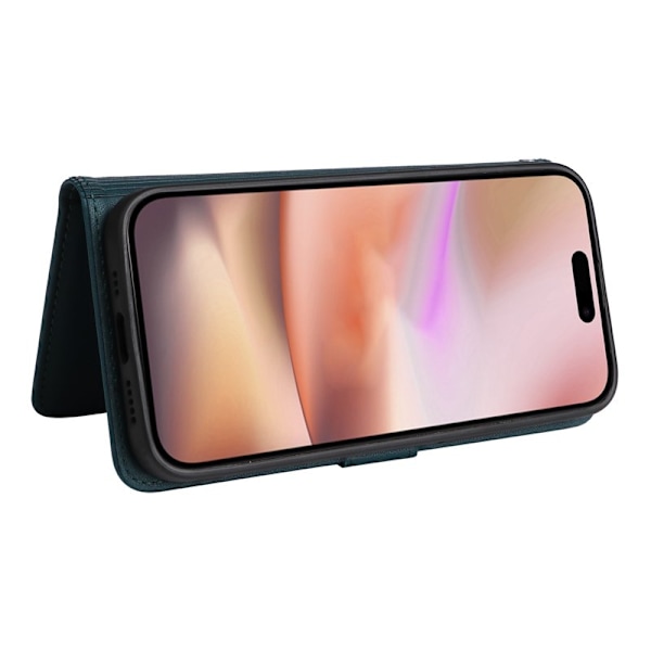 BETOPNICE iPhone 16 Plus Plånboksfodral Magnetiskt Konstläder - Blå
