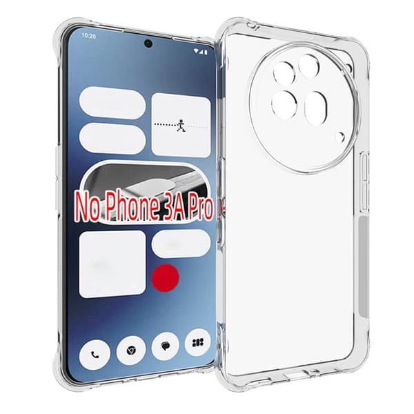 WANLONFENG Mobilskal till Nothing (3a) Pro med Härdat Glas Transparent