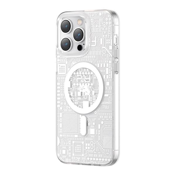 Kingxbar iPhone 14 Plus Skal Magsafe PQY Geek - Silver Silver