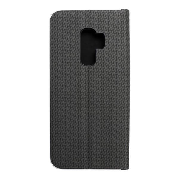 Galaxy S9 Plus Pungetui Forcell Luna Carbon - Sort Black