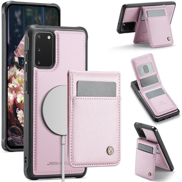 JEEHOOD J06 Mobilskal för Samsung Galaxy S20 FE MagSafe - Rosa