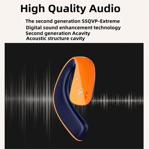 TWS Trådlösa Hörlurar On-Ear Bluetooth T22 Vit