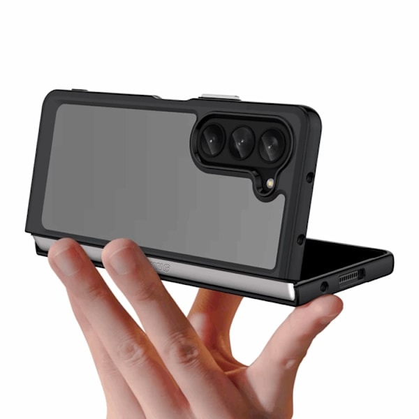 Galaxy Z Fold 5 Mobilskal Acrylic TPU - Svart Svart