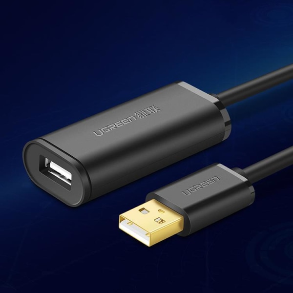 Ugreen Förlängning USB-A Hane Till USB-A Hona Kabel 25m Svart