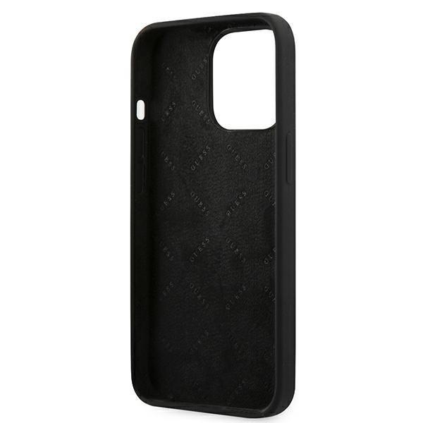 Guess Silicone 4G Logo Cover iPhone 13 Pro - musta Black