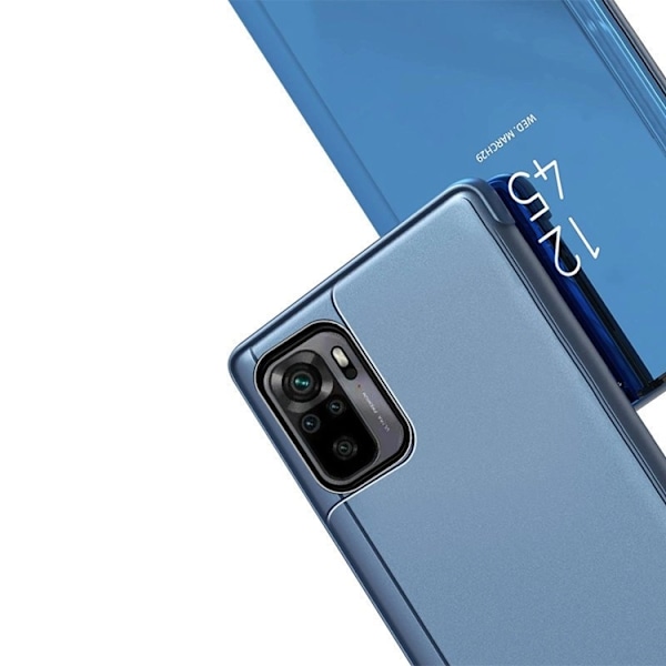 Xiaomi Poco X4 NFC 5G Fodral Clear View - Blå