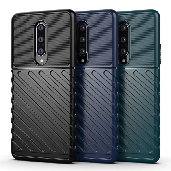 Thunder Twill Texture Skal OnePlus 8 - Svart Svart