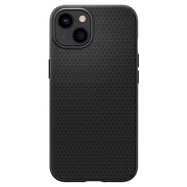 Spigen Liquid Air Mobilskal iPhone 13 - Mat Sort Black