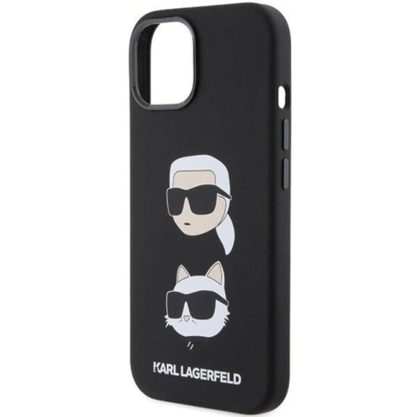 Karl Lagerfeld iPhone 15/14 Plus Mobilskal Silikon Karl&Choupett