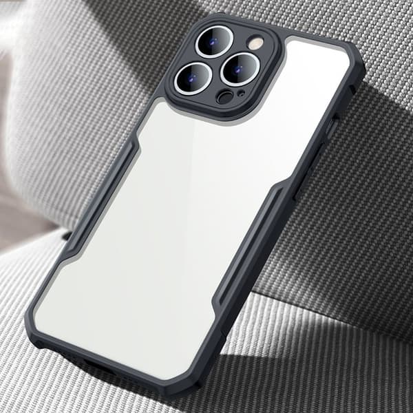 XUNDD Mobilskal till iPhone 13 Pro Acrylic TPU SkyddsSvart