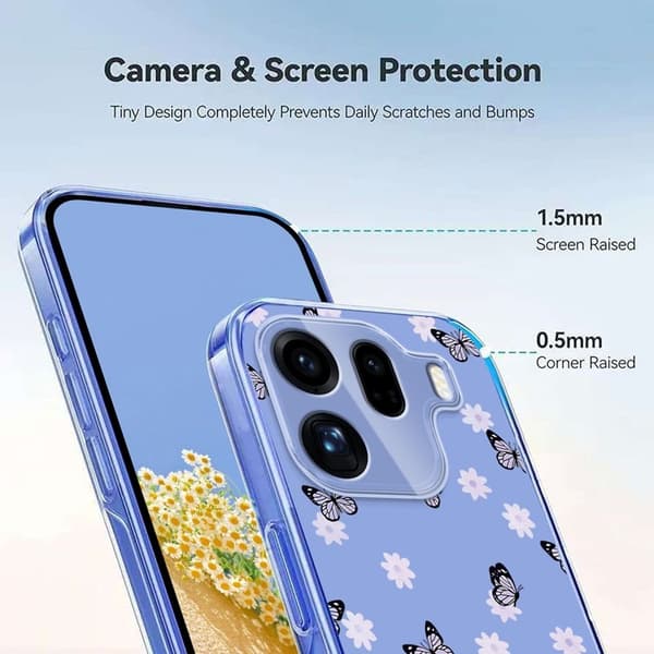 Mobilskal till Oppo Find X9 Pro 5G Plast - Butterflies