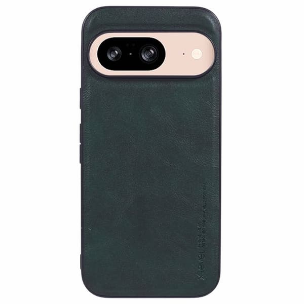 X-LEVEL Bojue-3 Mobilskal till Google Pixel 9/9 Pro PU Läder Grön