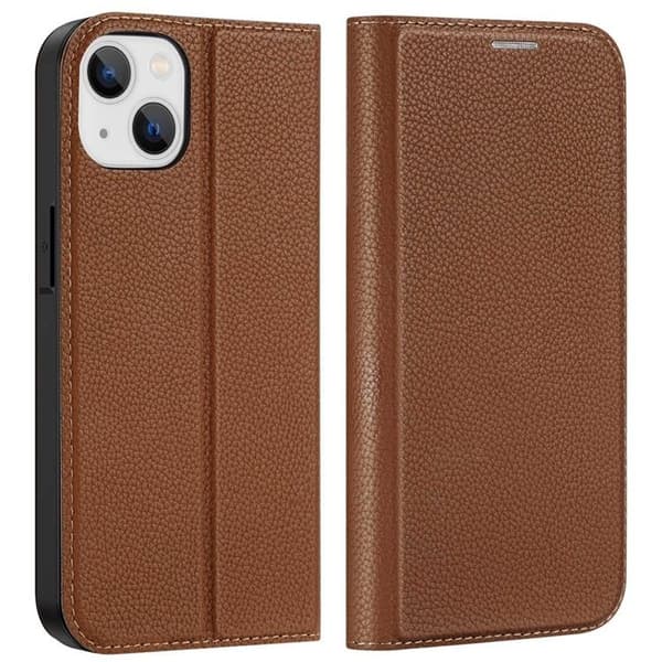 Dux Ducis iPhone 14 Plus Plånboksfodral Skin X2 - Brun Brun