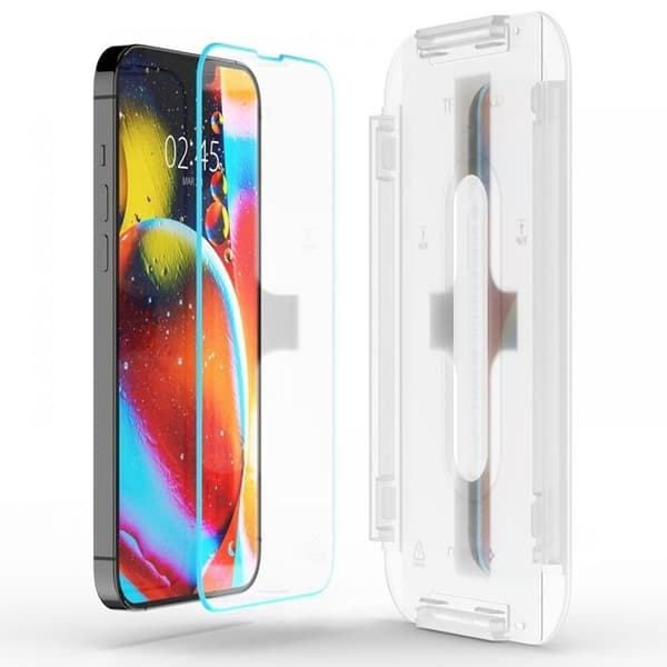 Spigen Härdat Glas Skärmskydd iPhone 13/13 PRO/14/16E - Transparent Transparent