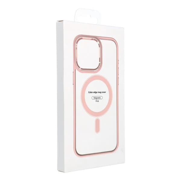 Telefontaske til iPhone 16 Plus Magsafe Color Edge - Lyserød Rosa