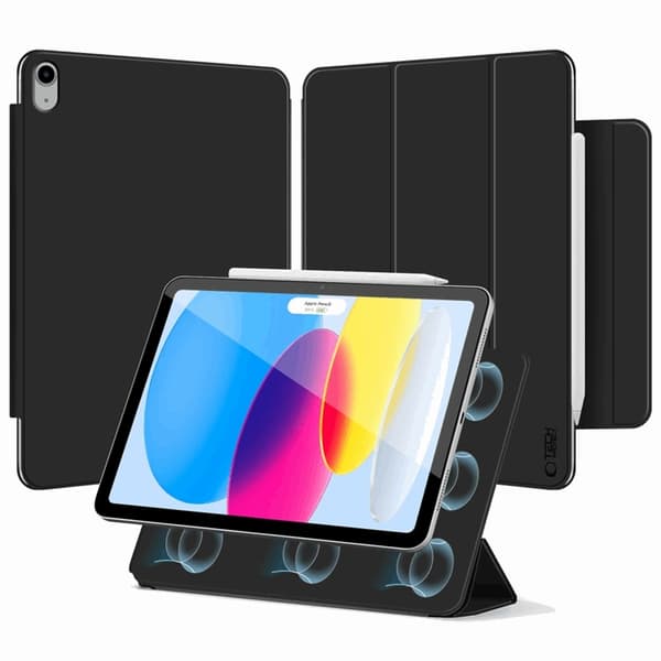 Tech-Protect iPad 10.9“ (2022) /11“ (2025) Smart cover Svart