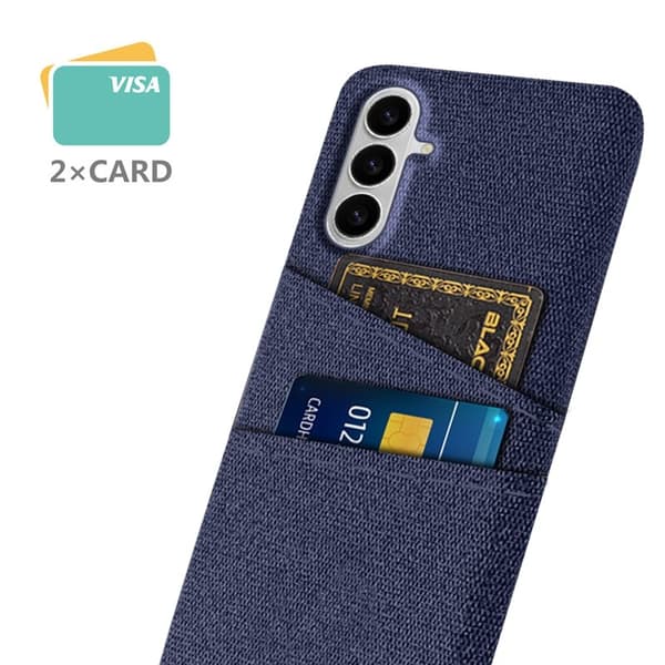 Mobilskal till Samsung Galaxy S26 / S26 Pro Kläde + Hård PC - Blå