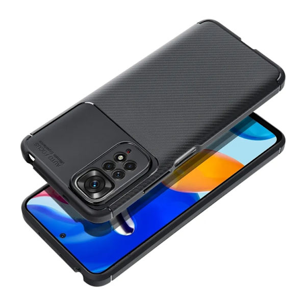 Telefontaske til Xiaomi Redmi Note 14 Pro Plus Carbon Premium - Sort Svart