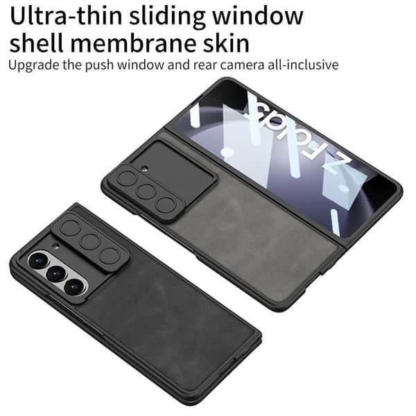 GKK Galaxy Z Fold 5 Mobilskal Slim Anti-Drop - Brun Brun