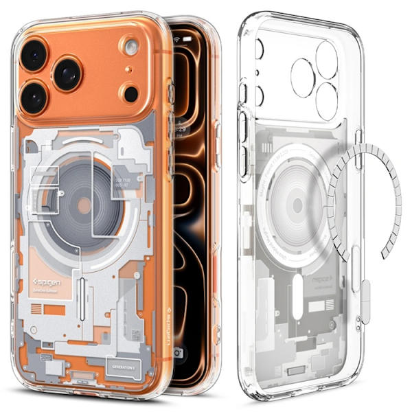 Spigen Mobilskal för Apple iPhone 17 Pro MagSafe Ultra Hybrid Zero One - Vit Vit