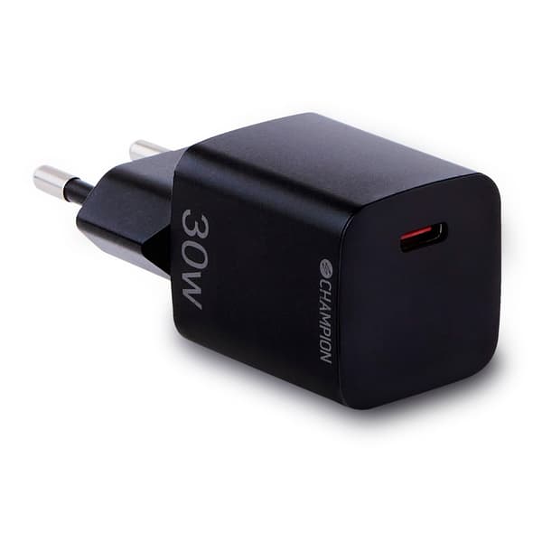 Champion Snabbladdare USB-C PD 30W - Svart Black