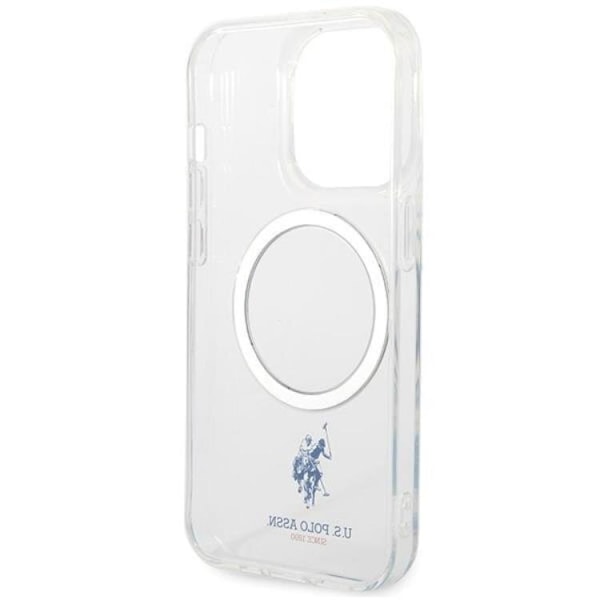 US Polo iPhone 15 Mobilskal MagSafe Collection - Clear