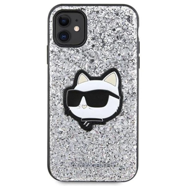 Karl Lagerfeld iPhone 11/XR Mobilskal Glitter Choupette Patch