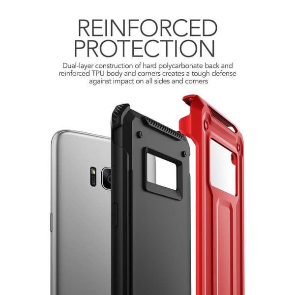 Verus Terra Guard Cover til Samsung Galaxy S8 Plus - Rød Red